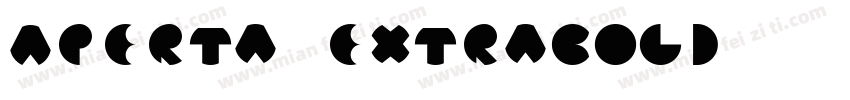 Aperta Extrabold字体转换